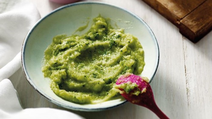 Пюре из картофеля и брокколи