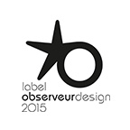 Награда label observeur design в 2015 г.