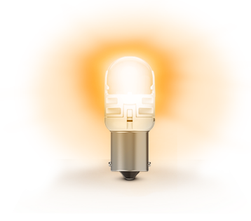 Intense amber lights