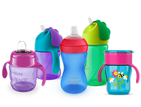 Модельный ряд чашек-непроливаек Philips Avent