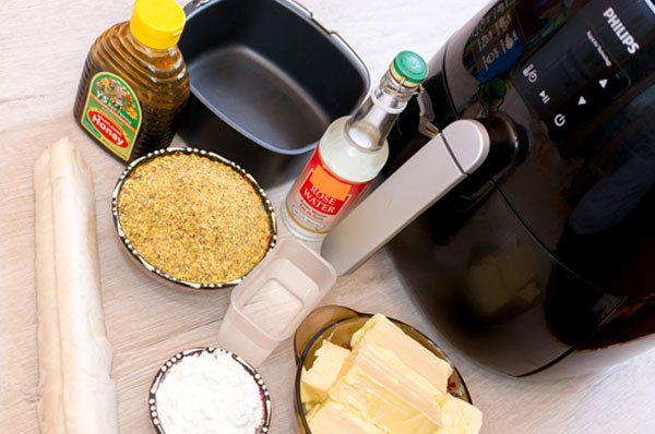 Baklava with pistachios necessities