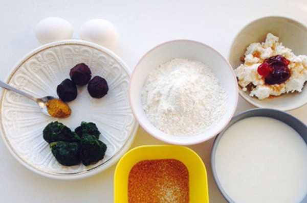 Цветные блины