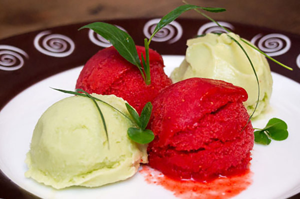 Клубничный сорбет