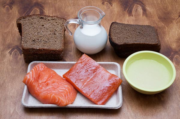 Рыбное суфле на ржаном хлебе