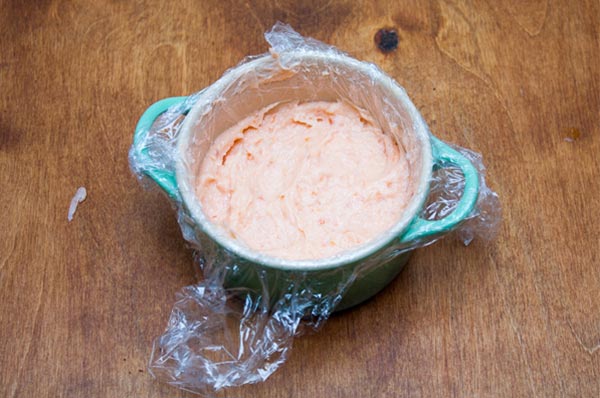 Рыбное суфле на ржаном хлебе