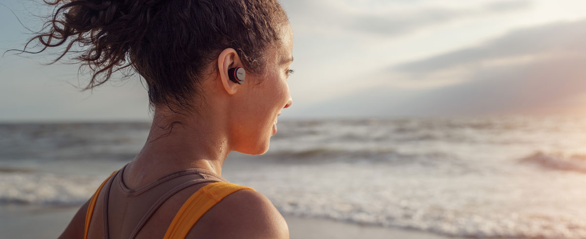 Полностью беспроводные спортивные наушники Philips